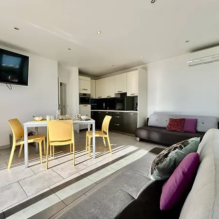 Magnifique 3 Pieces Avec Terrasse Et Parking, 4 Couchages, - Fr-1-252a-11 * Villeneuve-Loubet